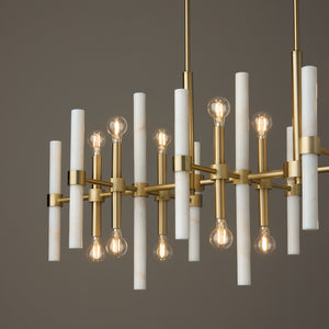 Capital Lighting - 858001MA - 16 Light Island Pendant - Marlow - Matte Brass