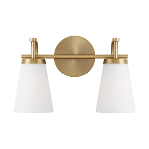 Capital Lighting - 161021AD-660 - Two Light Vanity - Drake - Aged Brass