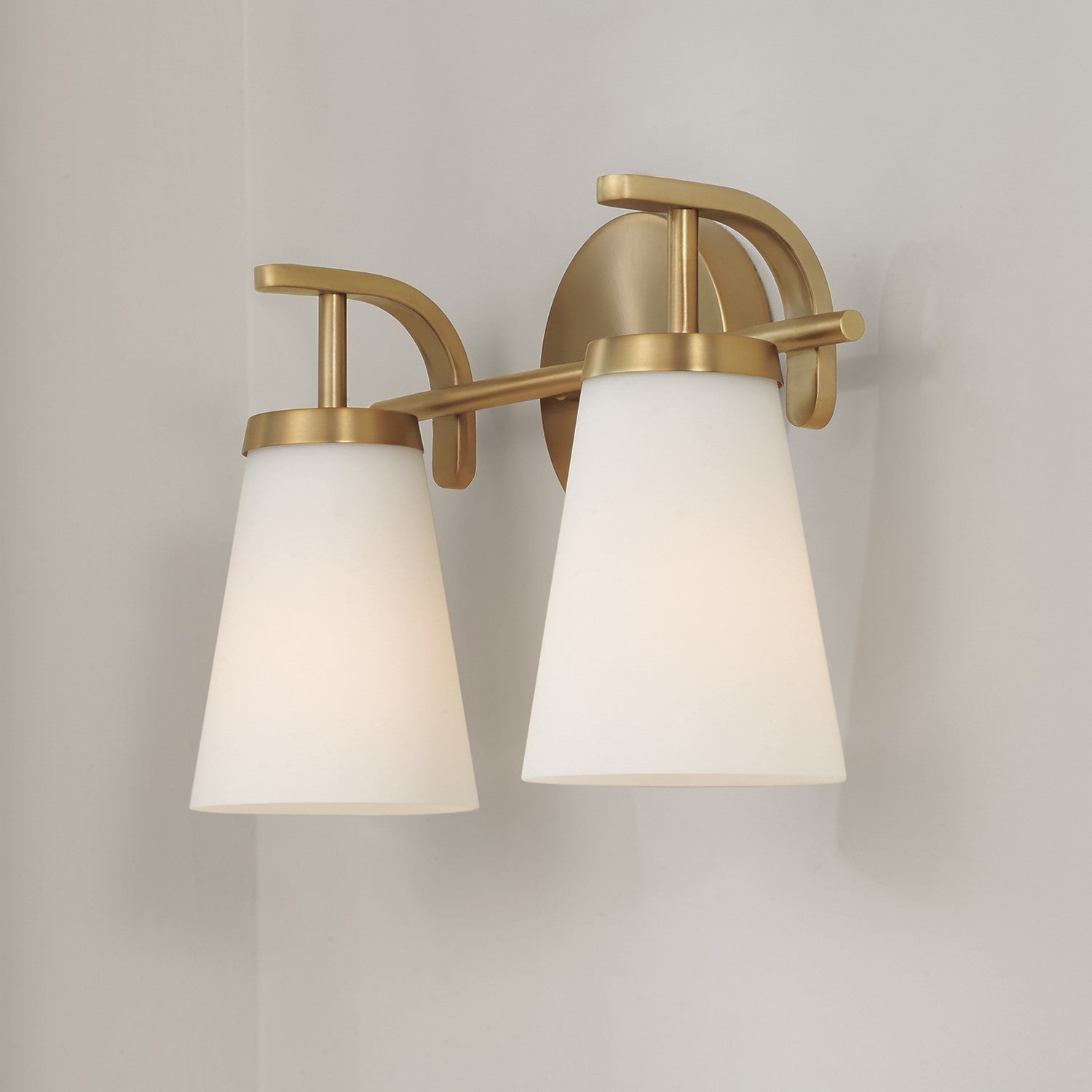 Capital Lighting - 161021AD-660 - Two Light Vanity - Drake - Aged Brass