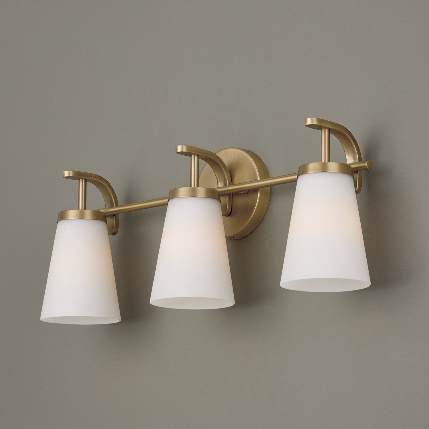 Capital Lighting - 161031AD-660 - Three Light Vanity - Drake - Aged Brass