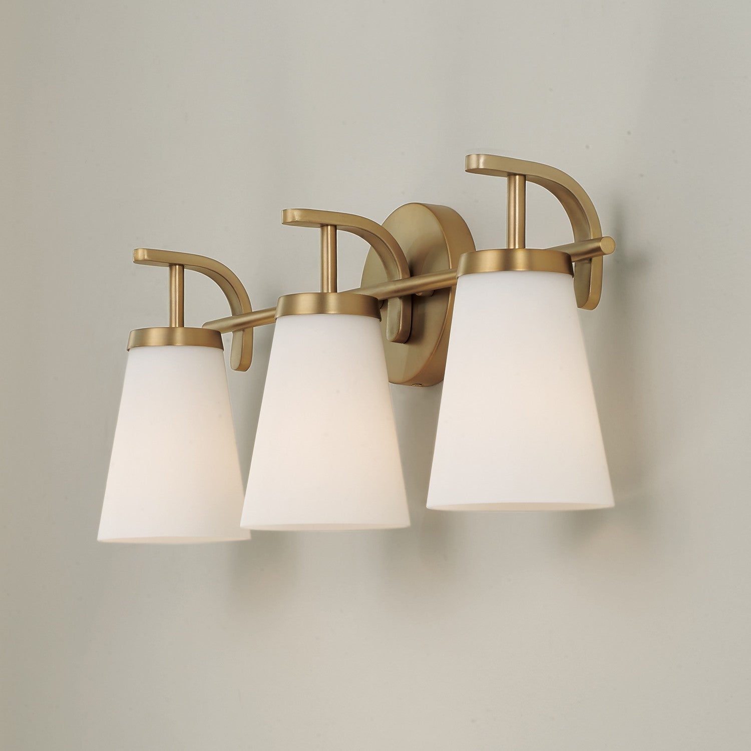 Capital Lighting - 161031AD-660 - Three Light Vanity - Drake - Aged Brass