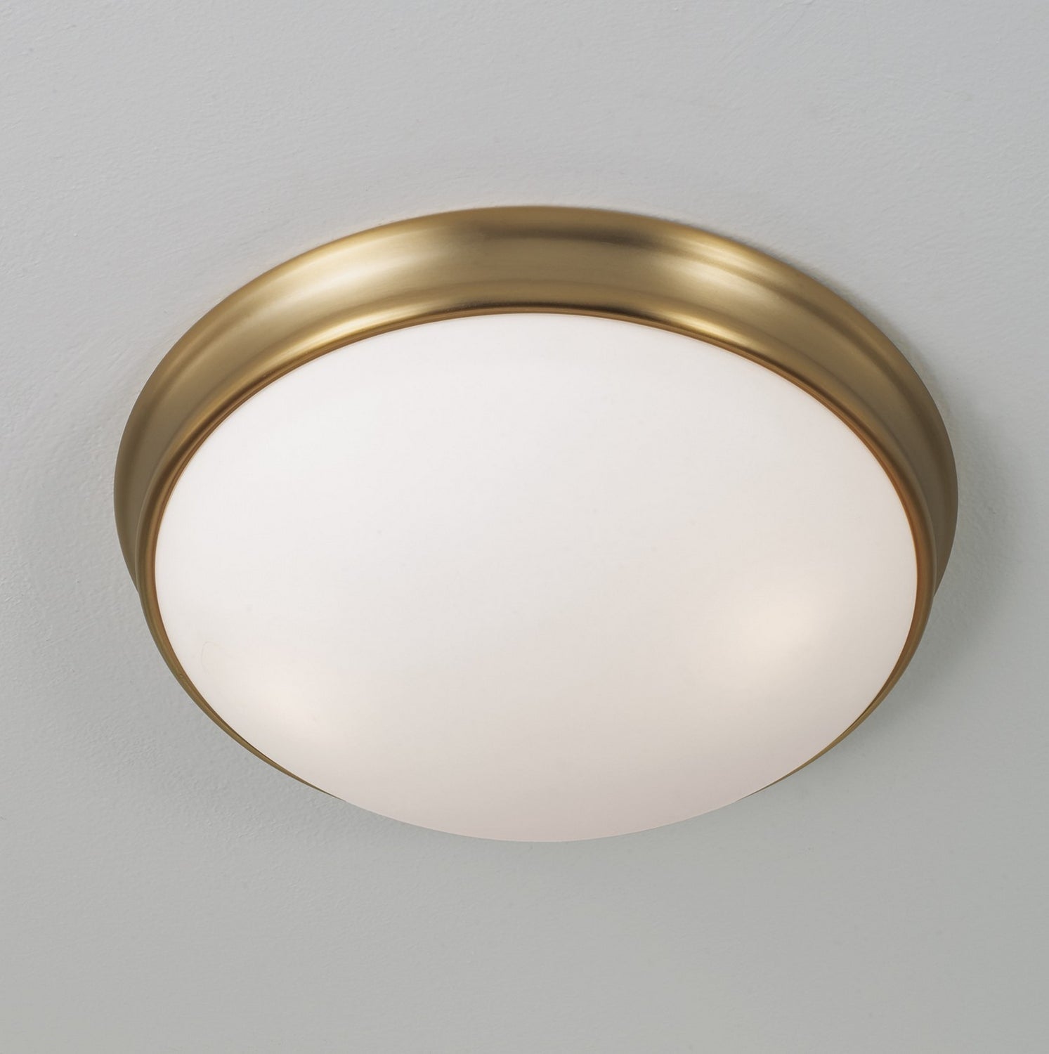 Capital Lighting - 2034AD - Three Light Flush Mount - Hansen - Aged Brass