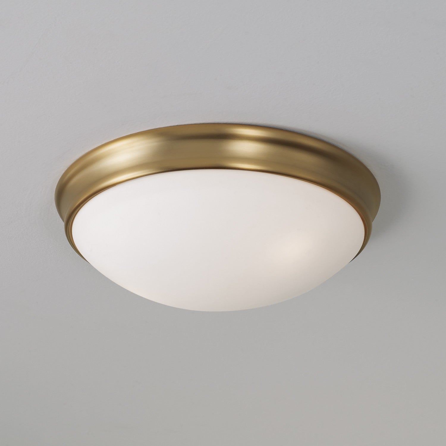 Capital Lighting - 2034AD - Three Light Flush Mount - Hansen - Aged Brass