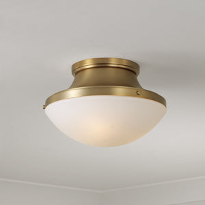 Capital Lighting - 261431AD - Three Light Flush Mount - Arlo - Aged Brass