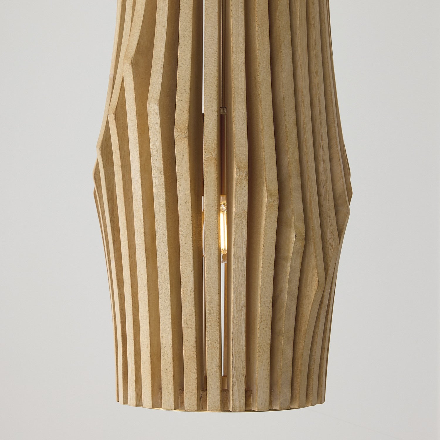 Capital Lighting - 344613BWB - One Light Pendant - Archer - Blonde Wood and Matte Brass
