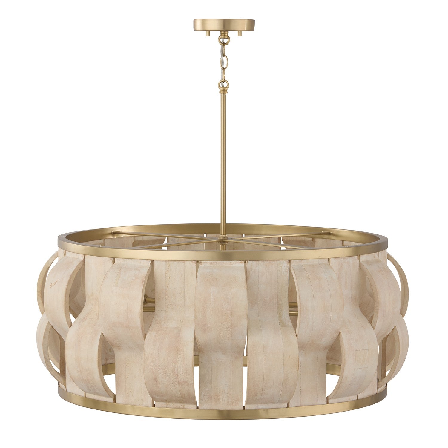 Capital Lighting - 357561MA - Six Light Pendant - Willa - Matte Brass