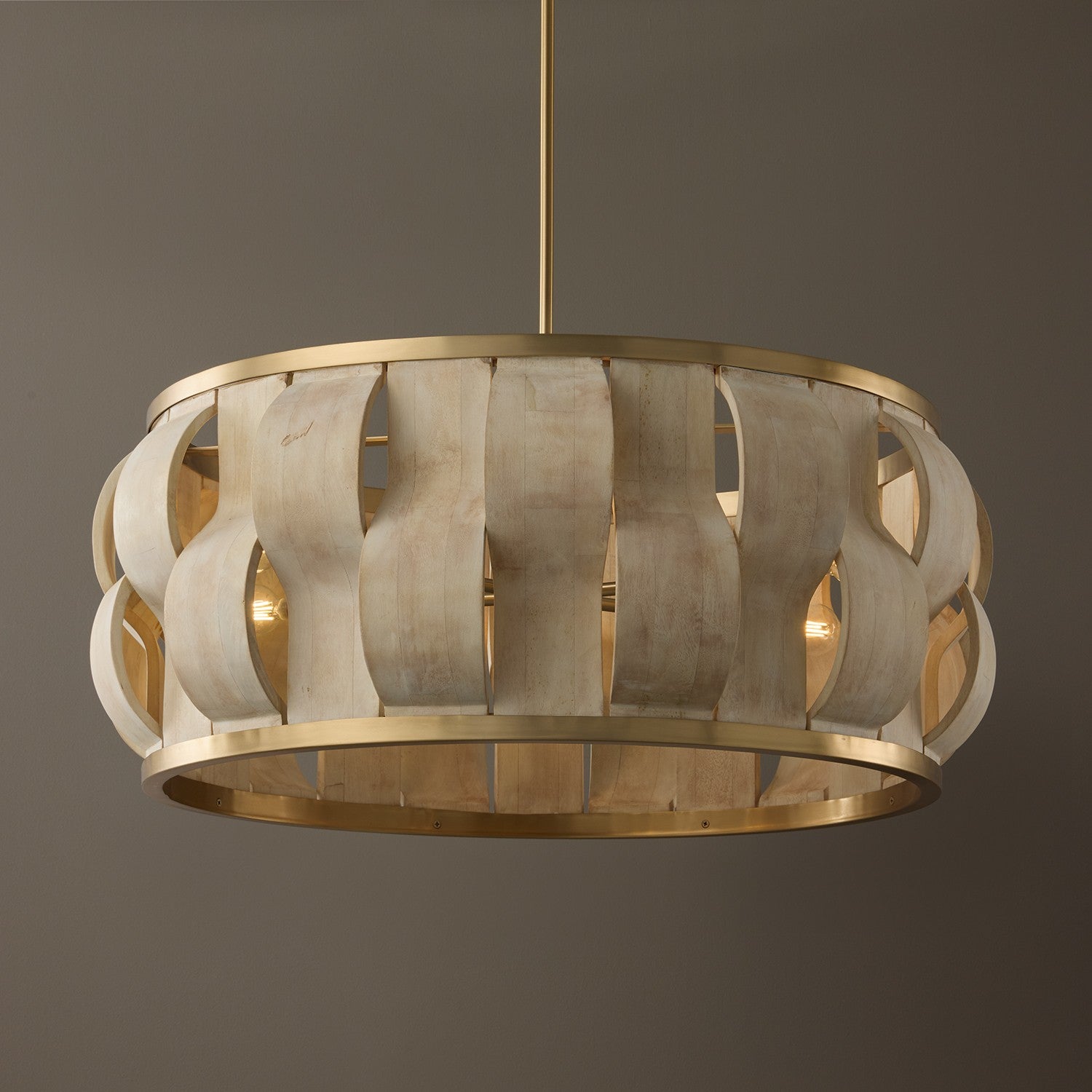 Capital Lighting - 357561MA - Six Light Pendant - Willa - Matte Brass