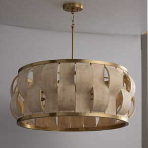 Capital Lighting - 357561MA - Six Light Pendant - Willa - Matte Brass