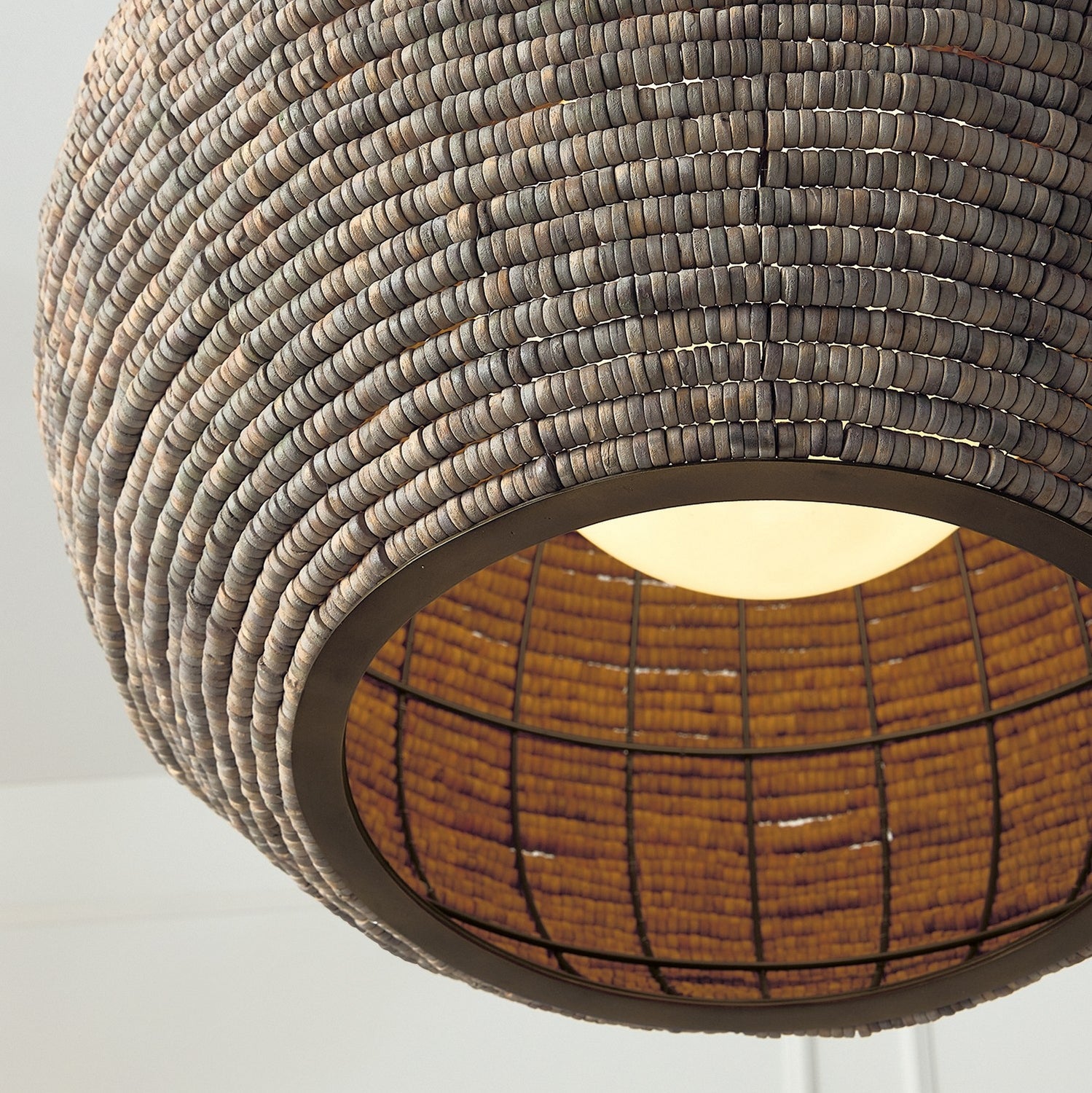 Capital Lighting - 359711AGD - One Light Pendant - Morada - Aegean Grey and Dark Brass