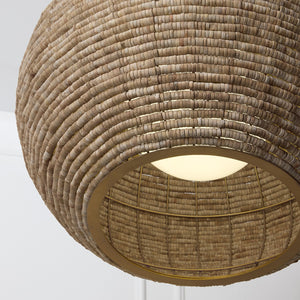 Capital Lighting - 359711LFB - One Light Pendant - Morada - Light Fawn and Matte Brass