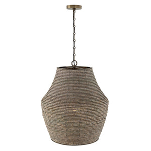 Capital Lighting - 359713AGD - One Light Pendant - Morada - Aegean Grey and Dark Brass