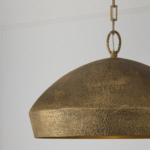 Capital Lighting - 359812ARG - One Light Pendant - Savari - Artisan Gold