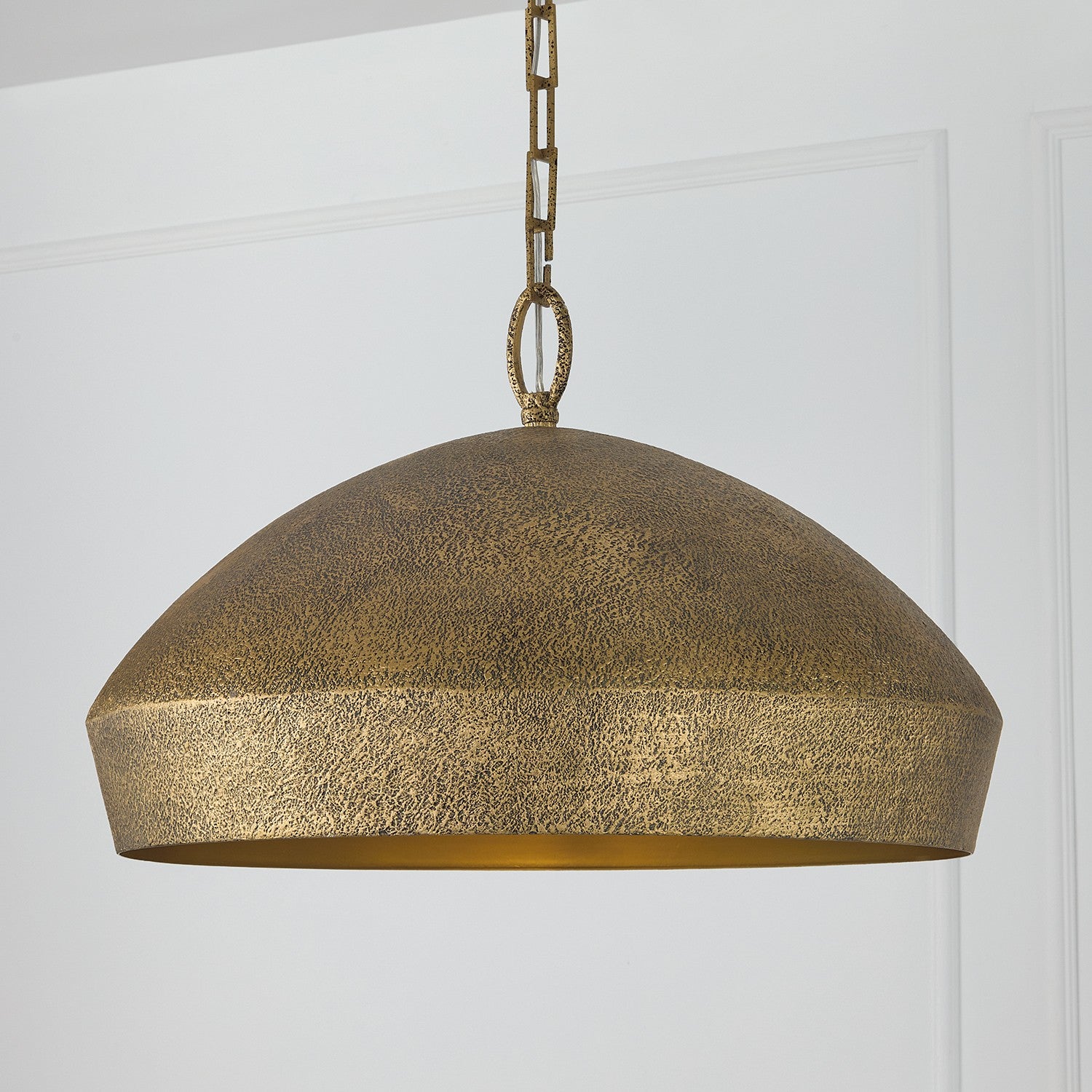 Capital Lighting - 359812ARG - One Light Pendant - Savari - Artisan Gold