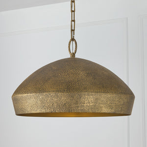 Capital Lighting - 359812ARG - One Light Pendant - Savari - Artisan Gold