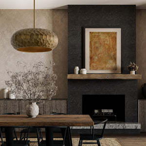 Capital Lighting - 360241BPB - Four Light Pendant - Dorian - Burnished Patinaed Brass