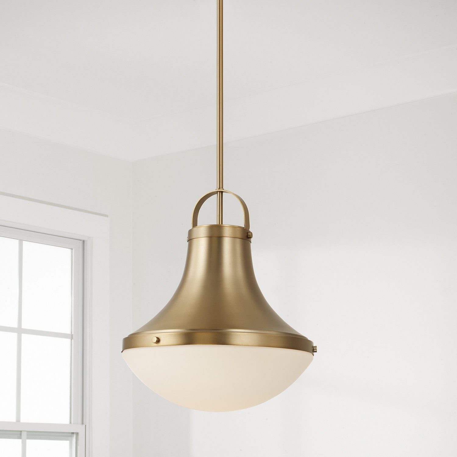 Capital Lighting - 361411AD - One Light Pendant - Arlo - Aged Brass