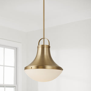 Capital Lighting - 361411AD - One Light Pendant - Arlo - Aged Brass