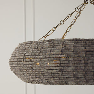 Capital Lighting - 459781AGD - Eight Light Chandelier - Morada - Aegean Grey and Dark Brass