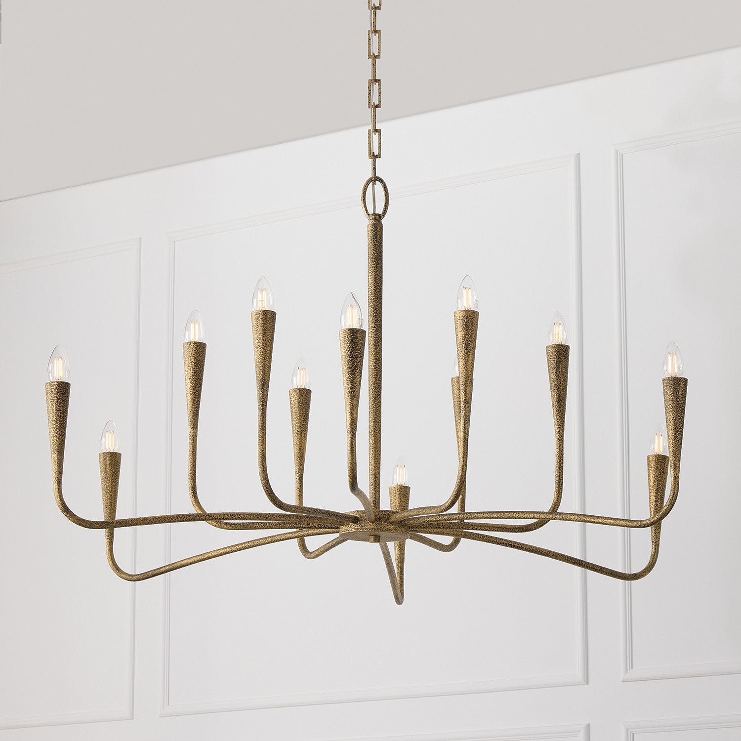 Capital Lighting - 459801ARG - 12 Light Chandelier - Savari - Artisan Gold