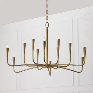 Capital Lighting - 459801ARG - 12 Light Chandelier - Savari - Artisan Gold