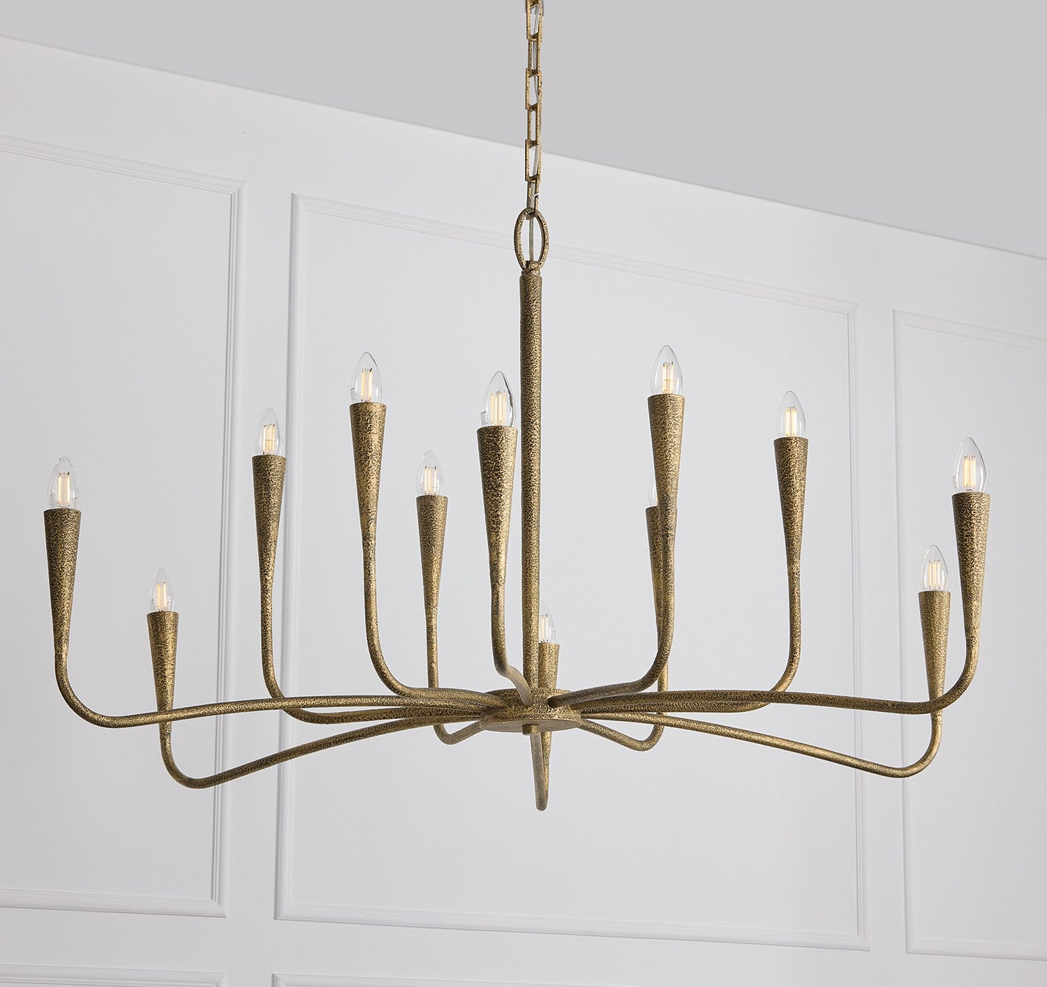 Capital Lighting - 459801ARG - 12 Light Chandelier - Savari - Artisan Gold