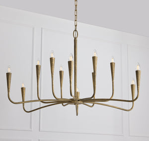 Capital Lighting - 459801ARG - 12 Light Chandelier - Savari - Artisan Gold