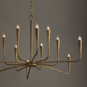 Capital Lighting - 459801ARG - 12 Light Chandelier - Savari - Artisan Gold