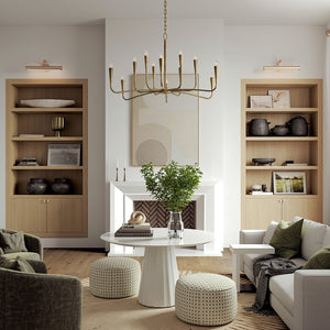 Capital Lighting - 459801ARG - 12 Light Chandelier - Savari - Artisan Gold