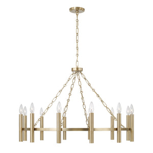 Capital Lighting - 462001MA - 12 Light Chandelier - Winton - Matte Brass