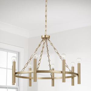 Capital Lighting - 462081MA - Eight Light Chandelier - Winton - Matte Brass