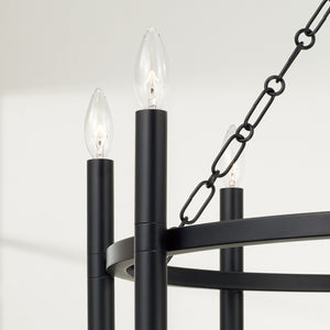 Capital Lighting - 462081MB - Eight Light Chandelier - Winton - Matte Black