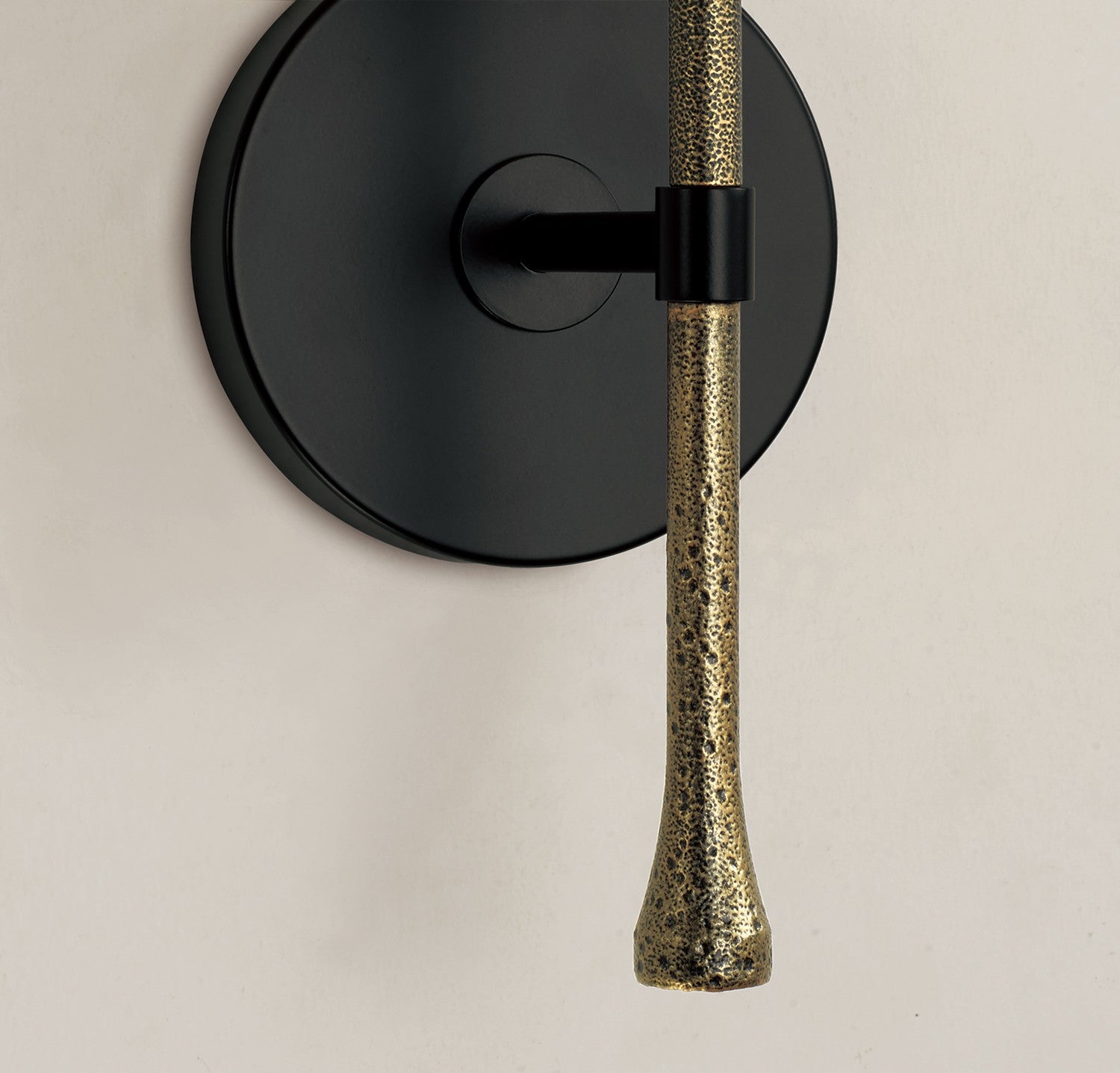 Capital Lighting - 660711MBG-717 - One Light Wall Sconce - Hollis - Matte Black with Hammered Gold