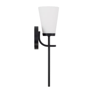 Capital Lighting - 661011MB-660 - One Light Wall Sconce - Drake - Matte Black