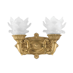 Crystorama - 5222-AG - Two Light Wall Sconce - Mayfield - Aged Brass
