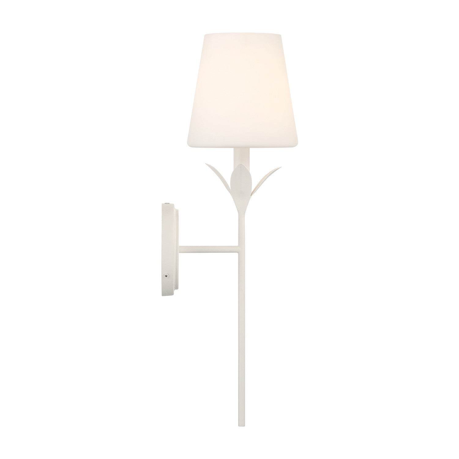 Crystorama - 531-OP-MT - One Light Wall Sconce - Broche - Matte White