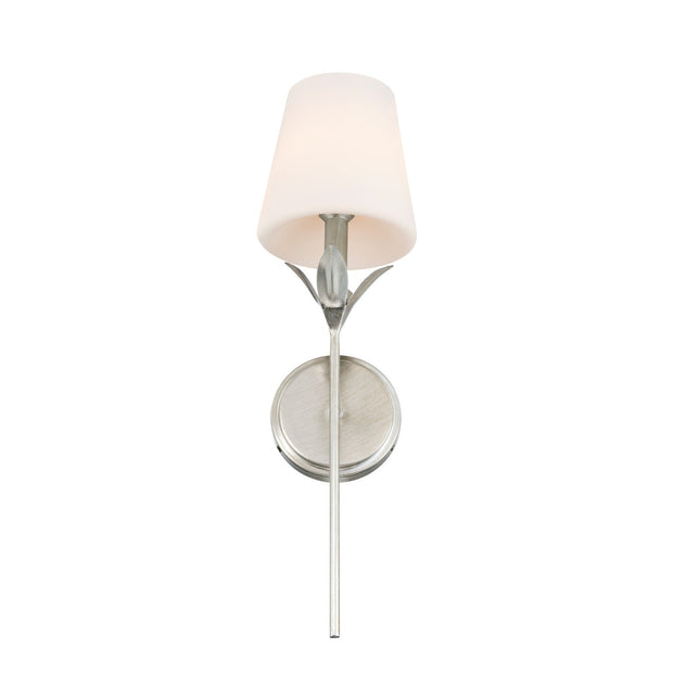 Crystorama - 531-OP-SA - One Light Wall Sconce - Broche - Antique Silver