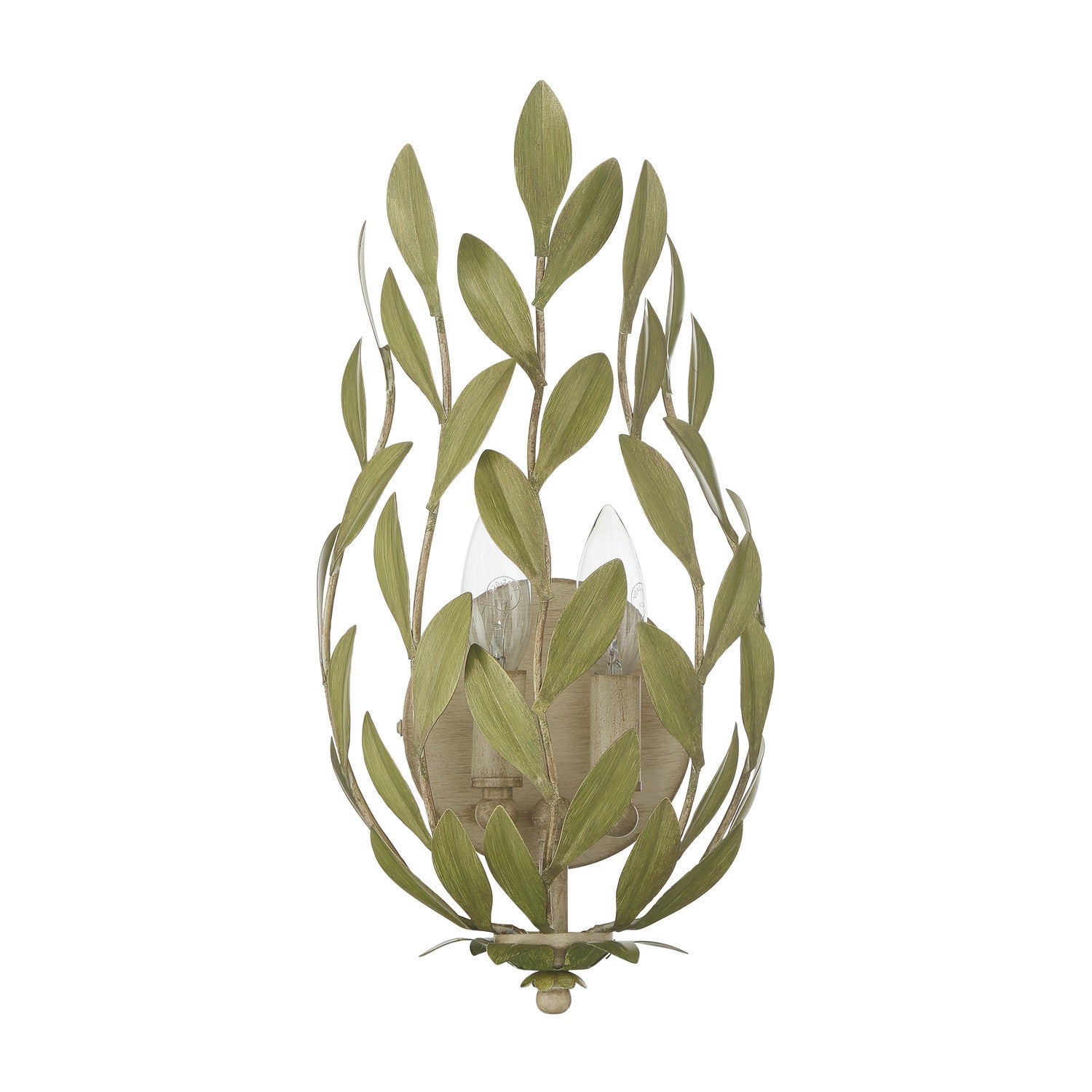 Crystorama - 561-CT - Two Light Wall Sconce - Broche - Champagne Green Tea