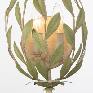 Crystorama - 561-CT - Two Light Wall Sconce - Broche - Champagne Green Tea