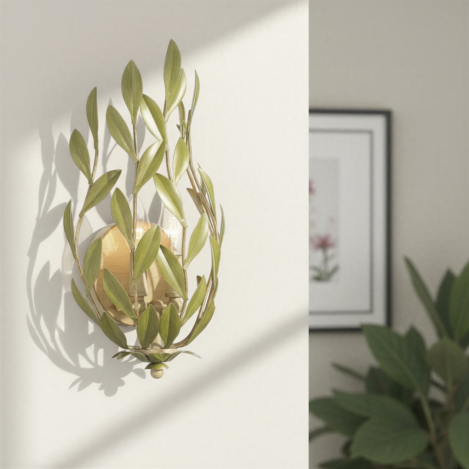 Crystorama - 561-CT - Two Light Wall Sconce - Broche - Champagne Green Tea