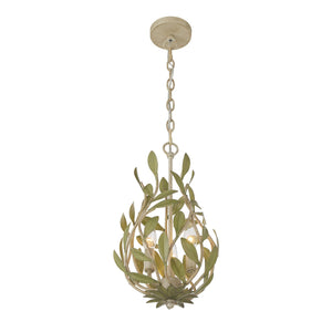 Crystorama - 565-CT - Three Light Chandelier - Broche - Champagne Green Tea