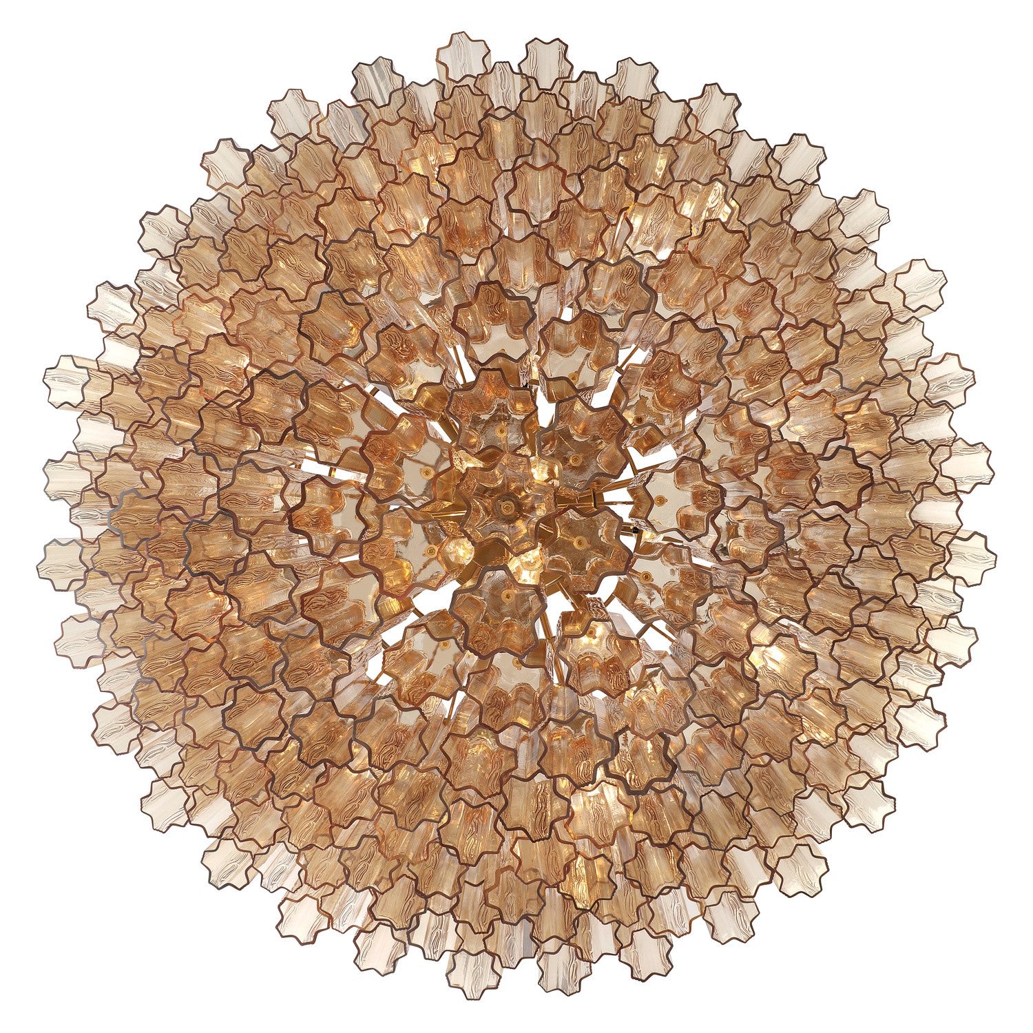 Crystorama - ADD-327-AG-AM - 28 Light Chandelier - Addis - Aged Brass