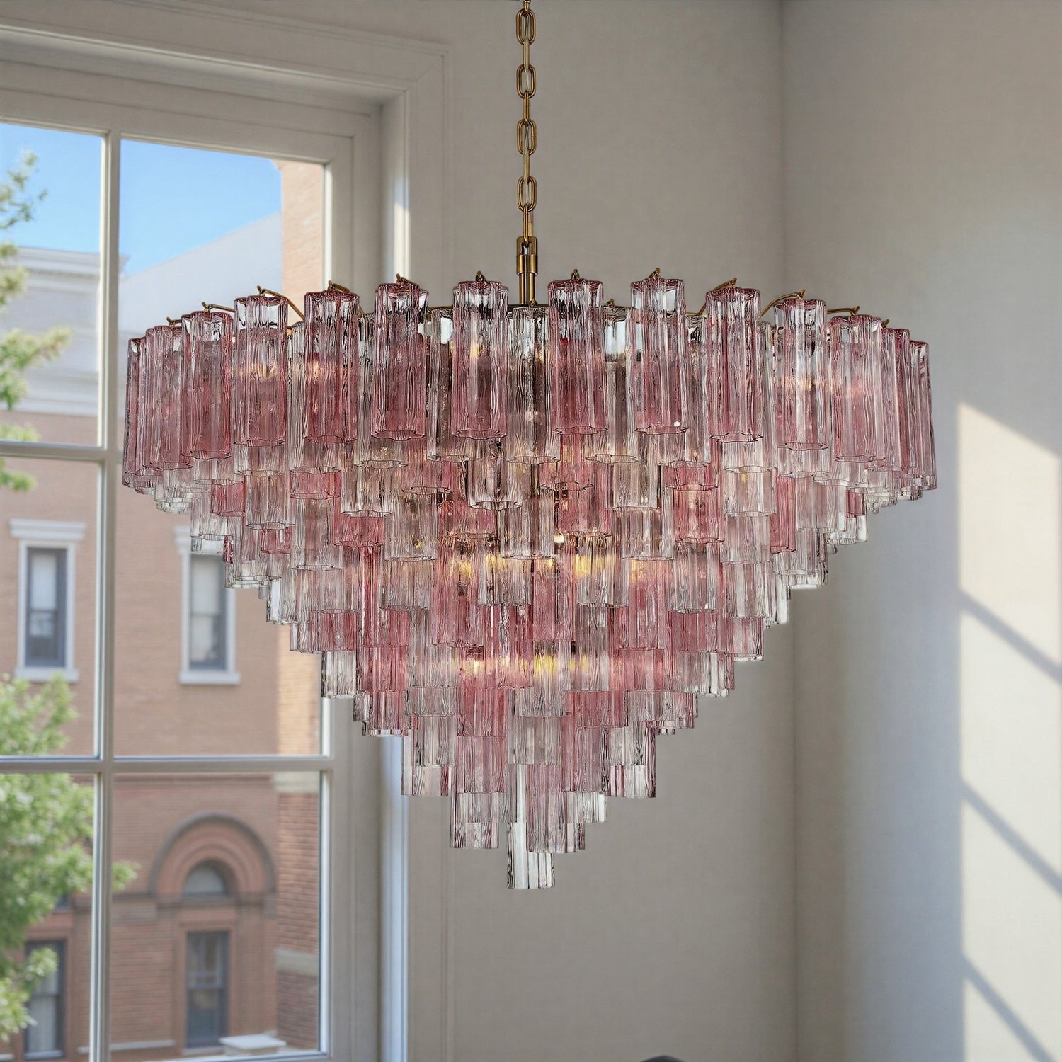 Crystorama - ADD-327-AG-SP - 28 Light Chandelier - Addis - Aged Brass