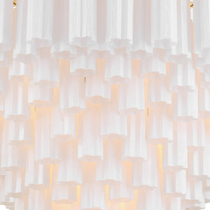 Crystorama - ADD-327-AG-WH - 28 Light Chandelier - Addis - Aged Brass
