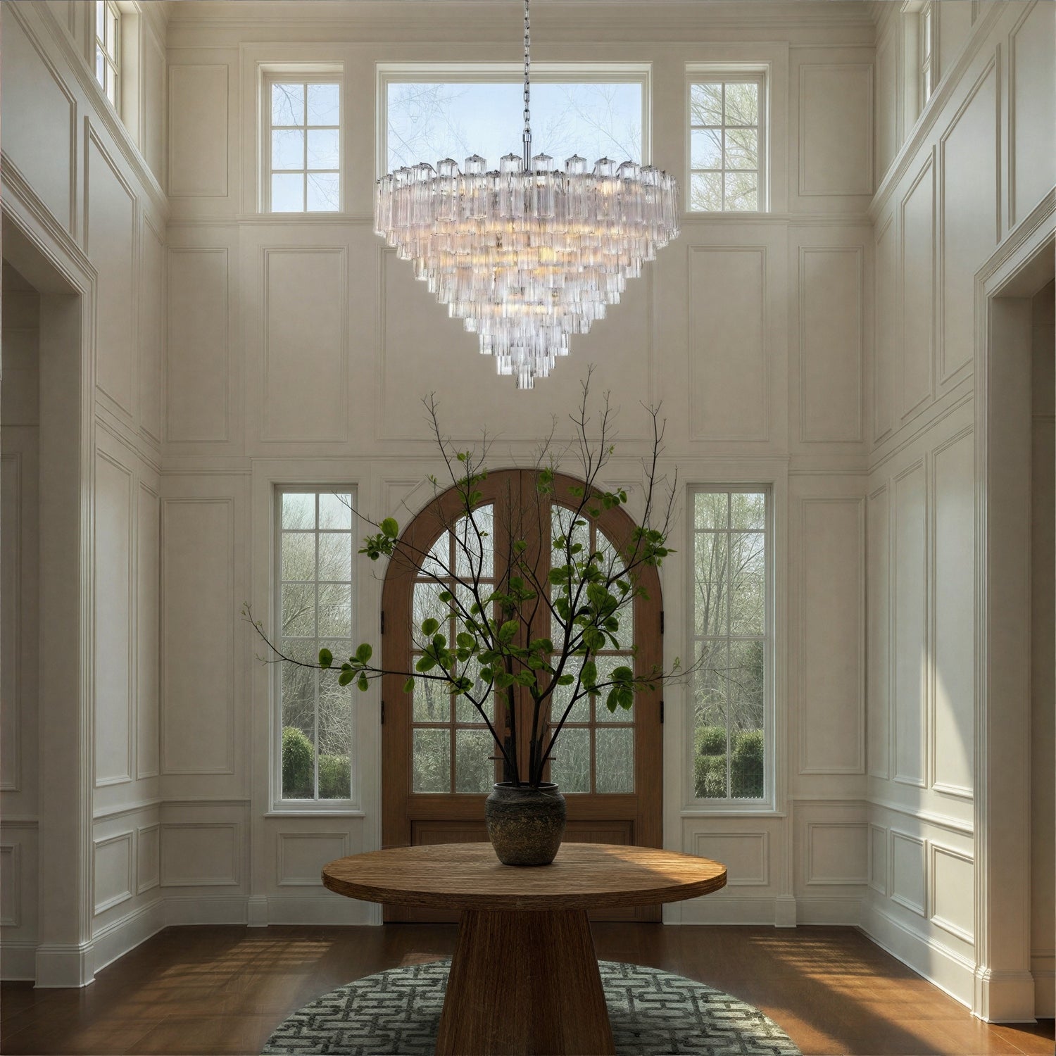Crystorama - ADD-327-CH-CL - 28 Light Chandelier - Addis - Polished Chrome