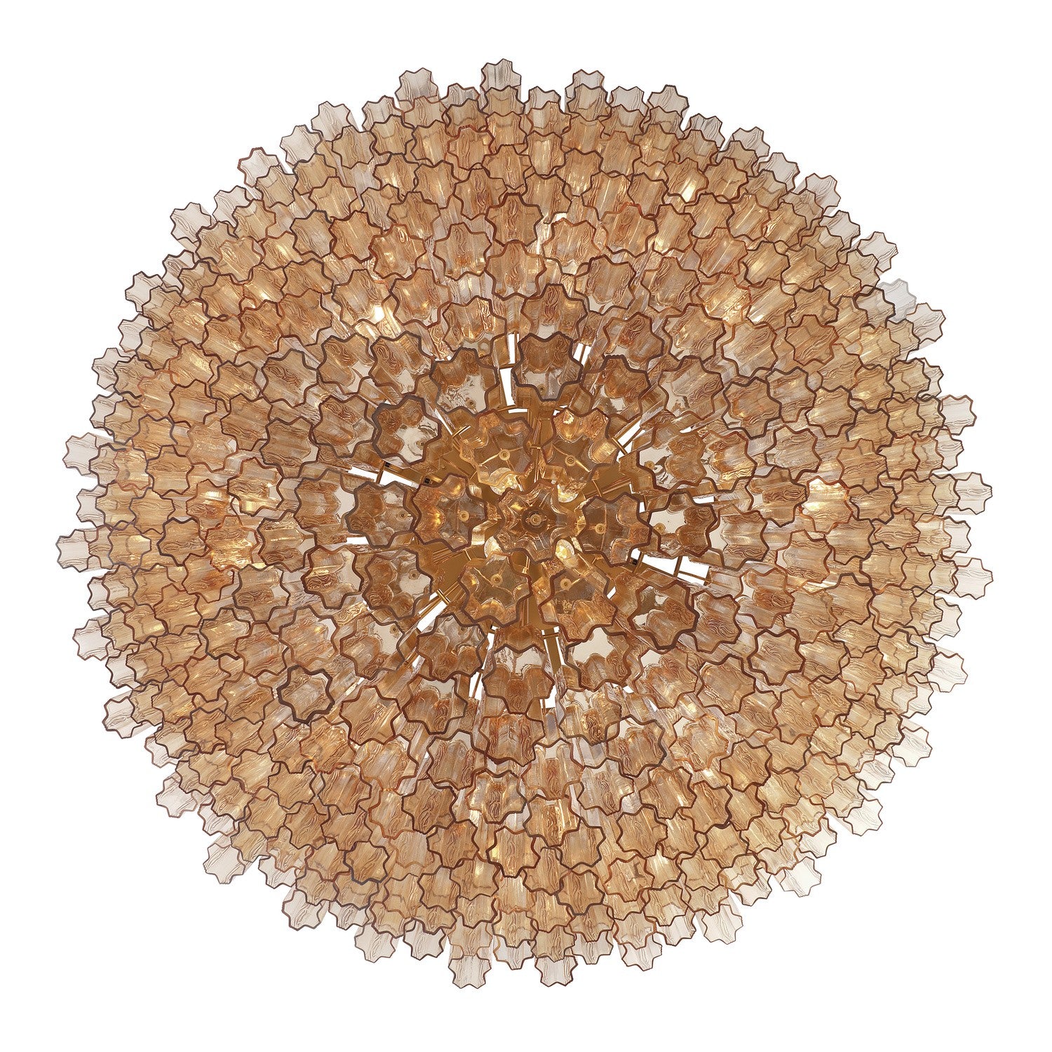 Crystorama - ADD-329-AG-AM - 40 Light Chandelier - Addis - Aged Brass