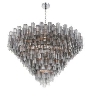 Crystorama - ADD-329-CH-SM - 40 Light Chandelier - Addis - Polished Chrome