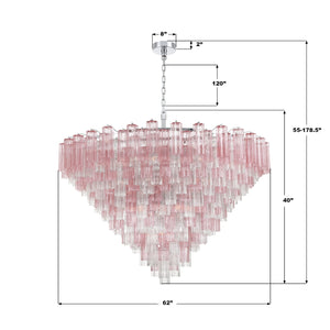 Crystorama - ADD-329-CH-SP - 40 Light Chandelier - Addis - Polished Chrome