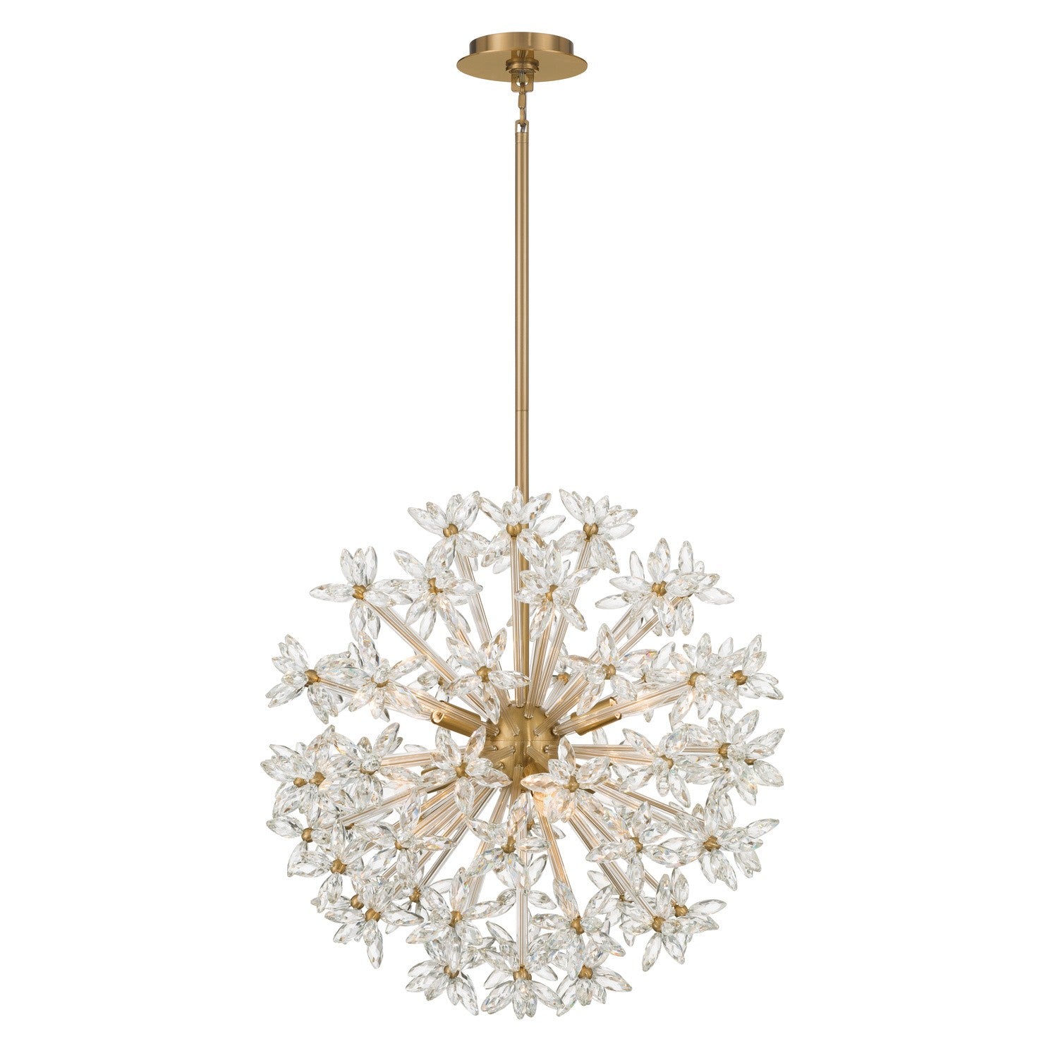 Crystorama - ADL-506-AG-CL - Six Light Chandelier - Adley - Aged Brass