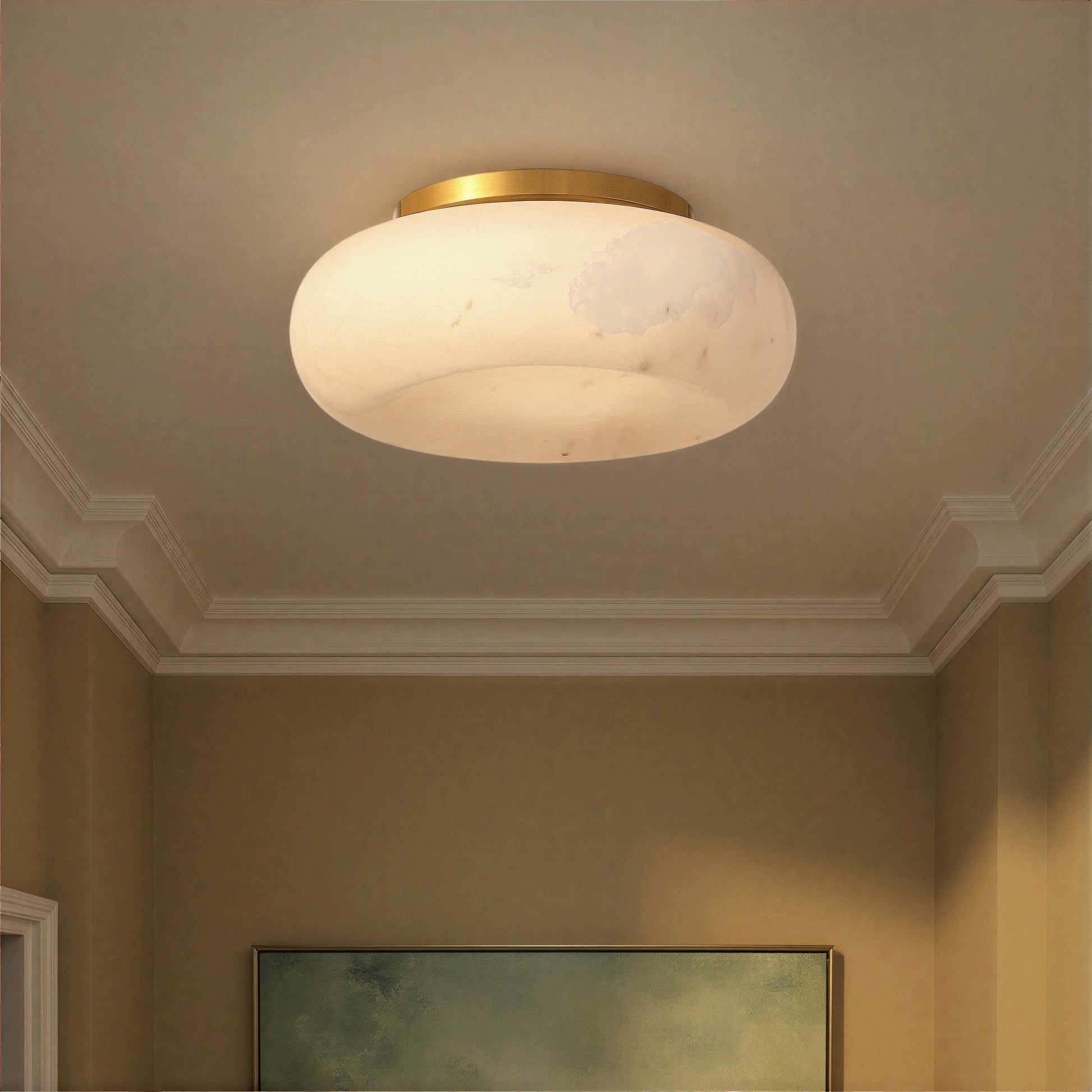 Crystorama - AME-403-AG - LED Flush Mount - Acme - Aged Brass
