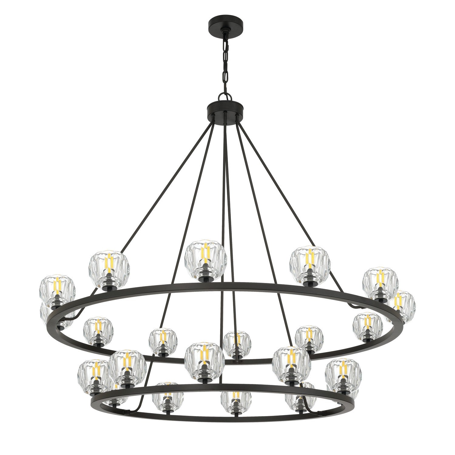 Crystorama - ARA-10268-MK - LED Chandelier - Aragon - Matte Black